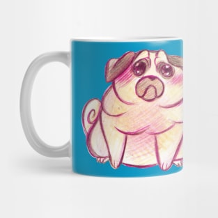 Fat Puppy-eyed Pug Mug